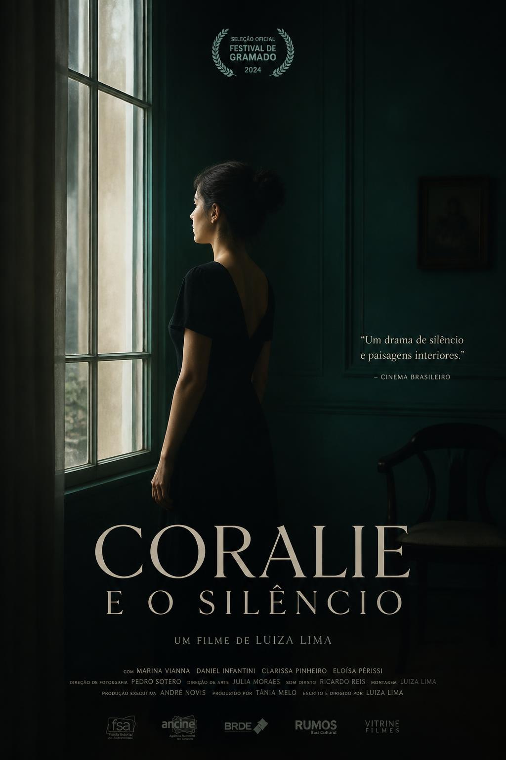 Capa de Coralie e o Silêncio